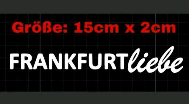 Eintracht Frankfurt Aufkleber Sticker Fußball Fan Auto Tuning Fun in Lützow