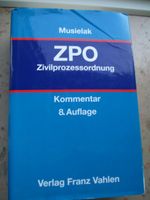 Musielak ZPO Kommentar 8. Auflage Vahlen Verlag gebundene Ausgabe Aachen - Aachen-Mitte Vorschau