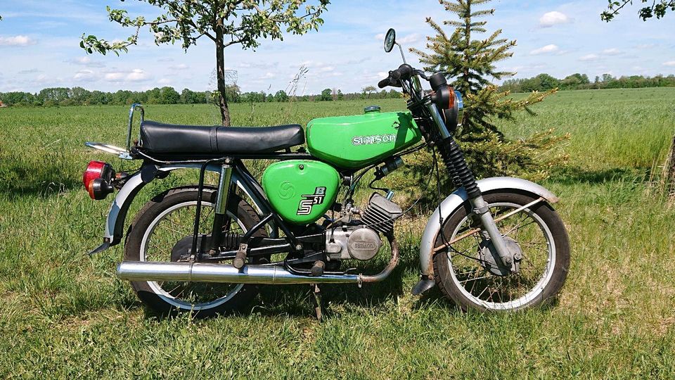 Simson s51 mit KBA Papieren, Baujahr 1982 in Großdubrau