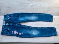 REVIEW Jeans in 104 Blumen Stickerei, destroyed Effekte, Mädchen Bayern - Heimertingen Vorschau