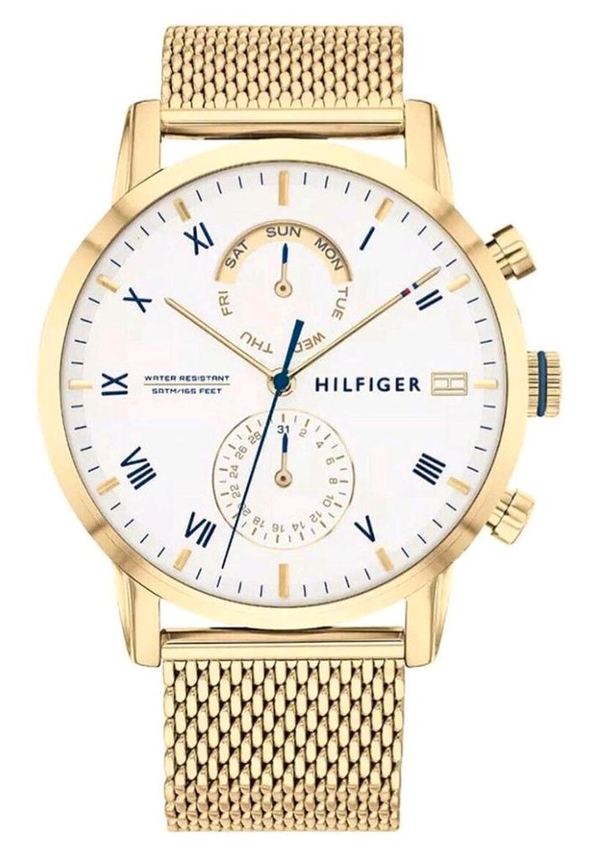 Tommy Hilfiger Herren Quarz Arbanduhr Edelstahl 1710403 in Riedstadt