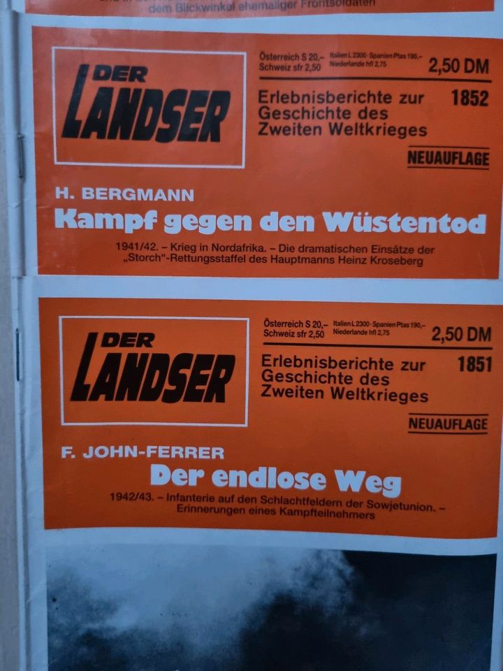 10x Der Landser Kriegsroman Nr. 1846 - 1855 in Weyhe