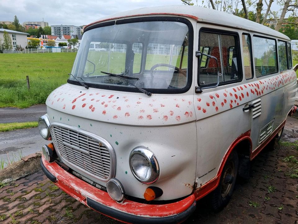 Barkas B1000 Fensterbus Ost Bulli Oldtimer in Ilmenau