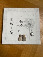 Leinwand - bemalt/beklebt- Geschenk zur Hochzeit Frankfurt am Main - Fechenheim Vorschau