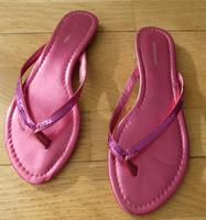FlipFlop Sandalen mit Pailletten, pink, Größe 36 München - Untergiesing-Harlaching Vorschau