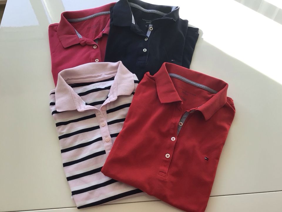 Tommy Hilfiger, Poloshirts, Damen, Größe M, rot, in Belm