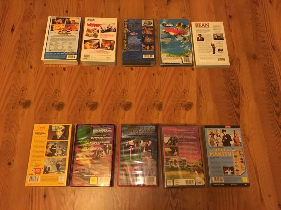 Kinderfilme Asterix, Werner, Casper etc. VHS in Mehlmeisel