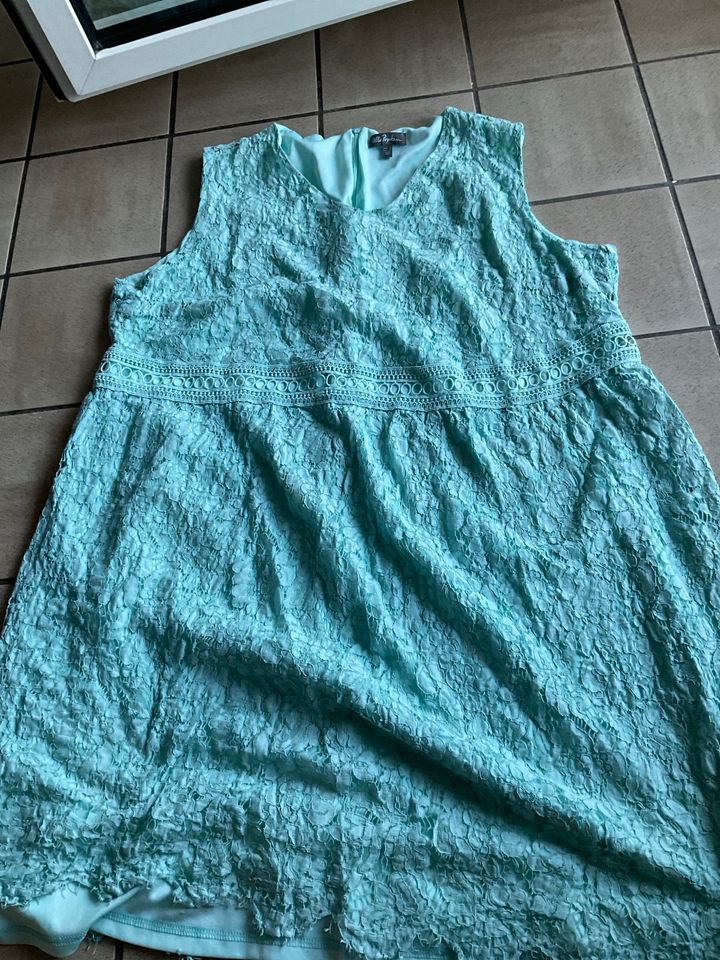 Ulla popken Sommerkleid Kleid spitze deerberg 54 xxxxl in Vrees