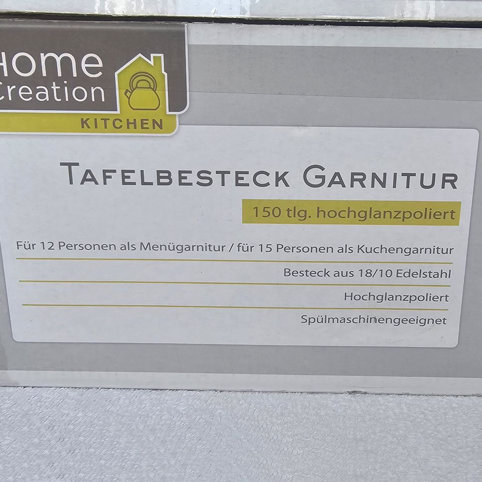 Home Creation Kitchen Tafelbesteck Garnitur ✨ 150 tlg. ✨ NEU in Kiel