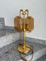 Vintage Lampe golden Metall/glas Hessen - Heuchelheim Vorschau