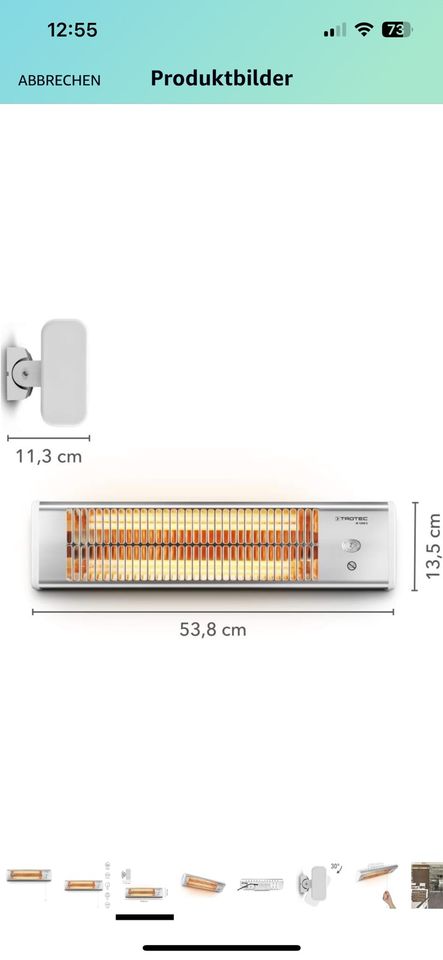 TROTEC Terassenheizstrahler Infrarot - 50% unter Amazon - NEU/OVP in Niederkassel