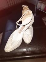 Tanzschuhe weiss, Glitzer Gr. 40,5 Niedersachsen - Scheeßel Vorschau