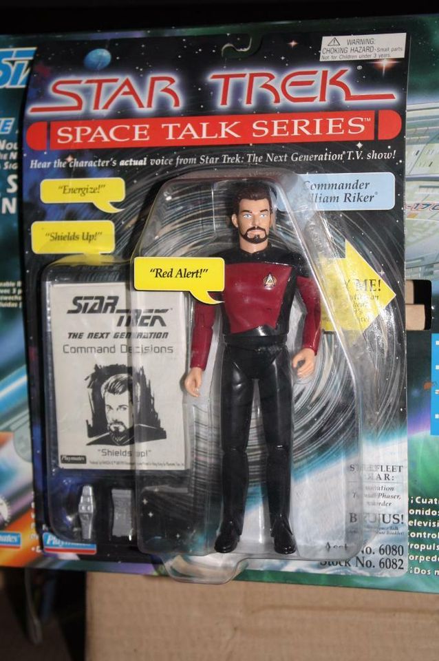 Playmates STAR TREK, TNG, Gen, DS9, Picard Riker Worf, neu OVP #2 in Hagen