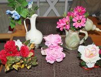 Blumenschmuck mit Gefäße,Deko-Blumen mit Kannen u.Gläser Nordrhein-Westfalen - Stolberg (Rhld) Vorschau