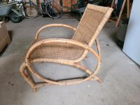 Rattan Stuhl Sessel Boho alt antik 50er 60er 70er Bielefeld - Heepen Vorschau