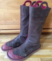 CAMPER Stiefel Peu Cami Leder Dot Vintage Shabby Braun Rot Gr. 37 Sachsen - Oderwitz Vorschau