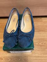 Paul Green Ballerinas Samtziege Gr 6 od 39 Blau Baden-Württemberg - Bühl Vorschau