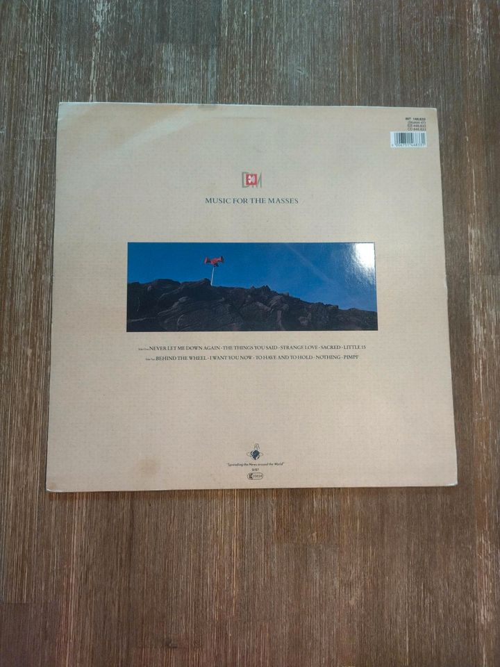 Schallplatte Vinyl Depeche Mode Music for The Masses blau in Hagen