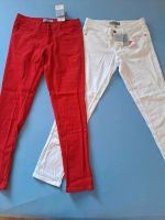 2 Hosen blue motion neu Gr. 38 rot weiß Baumwolle Stretch Baden-Württemberg - Pfullingen Vorschau