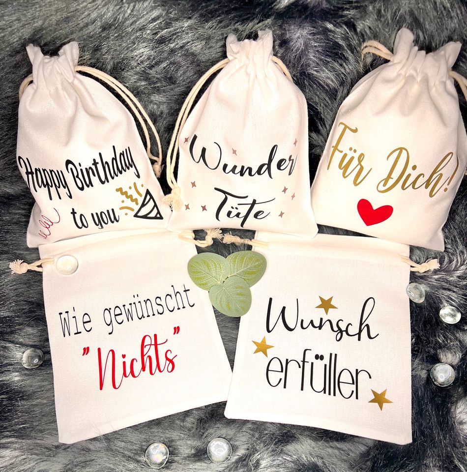 Personalisierte Geschenksäckchen/Geldsack/Jutesack in Oldenburg