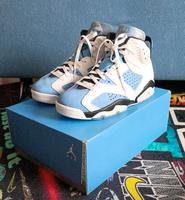 Nike Air Jordan 6 Retro Unc white UNIVERSITY BLUE 9.5 EUR43 Rheinland-Pfalz - Frankenthal (Pfalz) Vorschau