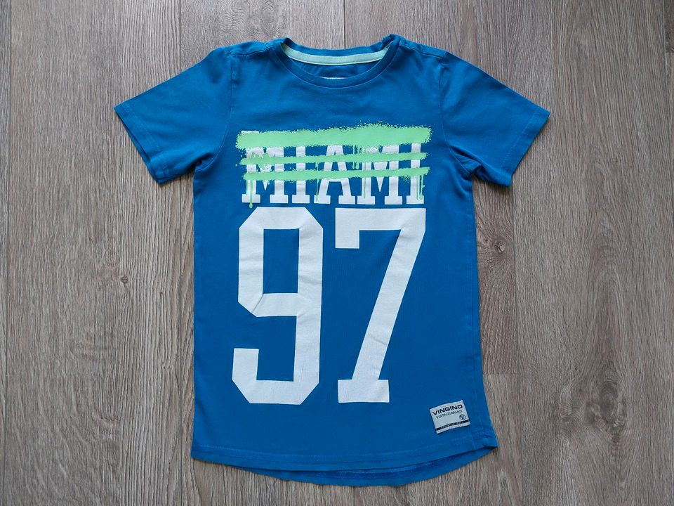 TOP! VINGINO schickes T-Shirt Shirt Miami 97 blau Gr. 6 116 122 in Hamburg