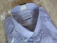 Herren Hemd C & A Gr. 41/42 Gr. L, Lila gestreift, Button Down Bayern - Landshut Vorschau