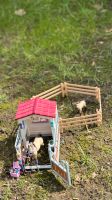 Schleich Set Stute mit Fohlen und Box Niedersachsen - Bersenbrück Vorschau