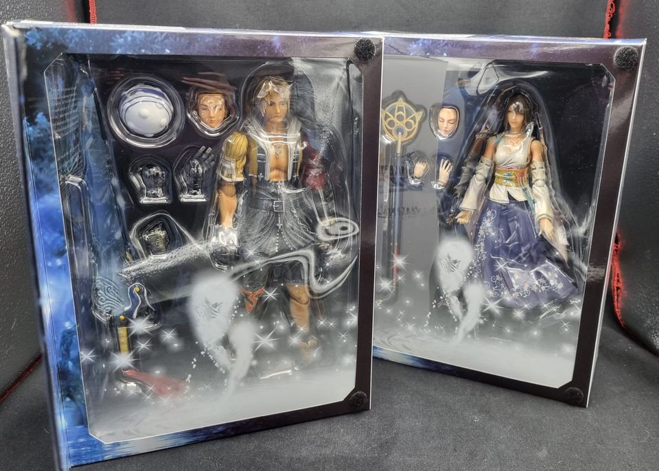 Final Fantasy 10 Yuna & Tidus Play Arts Kai FFX FFX mit OVP in Langenfeld