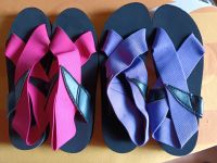 2 Paar Da.Sommerschuhe, lila und pink, Gr.39, elastische Riemchen Saarland - Wadgassen Vorschau