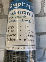 Drahtgitter feuerverzinkt kraptrap NEU 5x1m 10,6 Nordrhein-Westfalen - Wachtendonk Vorschau