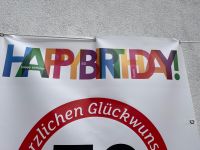 Banner Plakat 50. Geburtstag Karin * 132x100 Outdoor Ösen robust Bayern - Landshut Vorschau