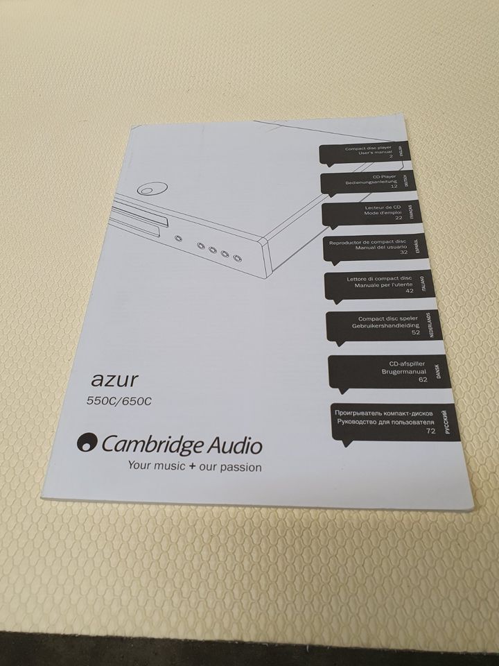 Cambridge Audio Azur 650C Compact Disk Player in Berlin