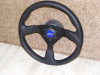 Lenkrad Sportlenkrad 350mm schwarz Nabe Ford Fiesta Escort XR3i Nordrhein-Westfalen - Bottrop Vorschau