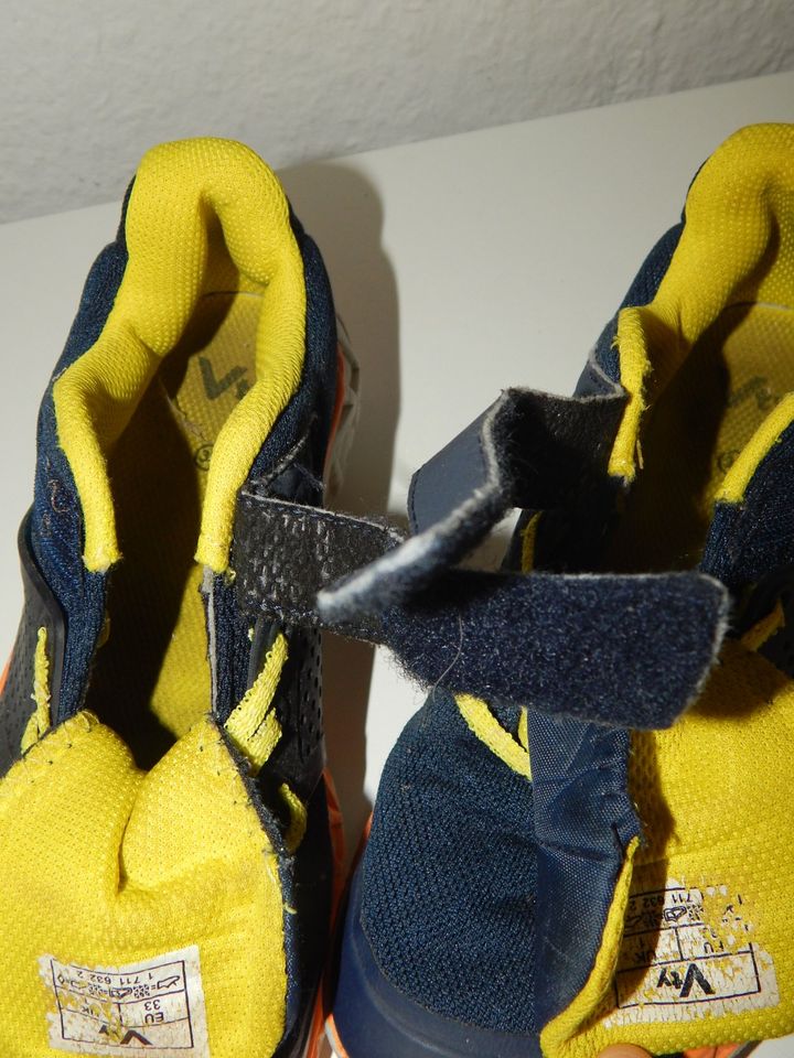 Kinderschuhe Sneaker blau gelb Gr 33 Vty Turnschuhe in Salzgitter