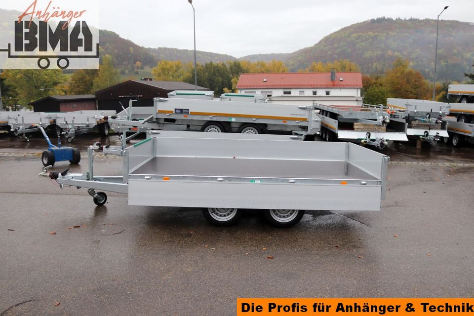 Hochlader Anhänger EDUARD 310x160x30 2700kg Ladehöhe 63cm NEU in Mühlhausen im Täle