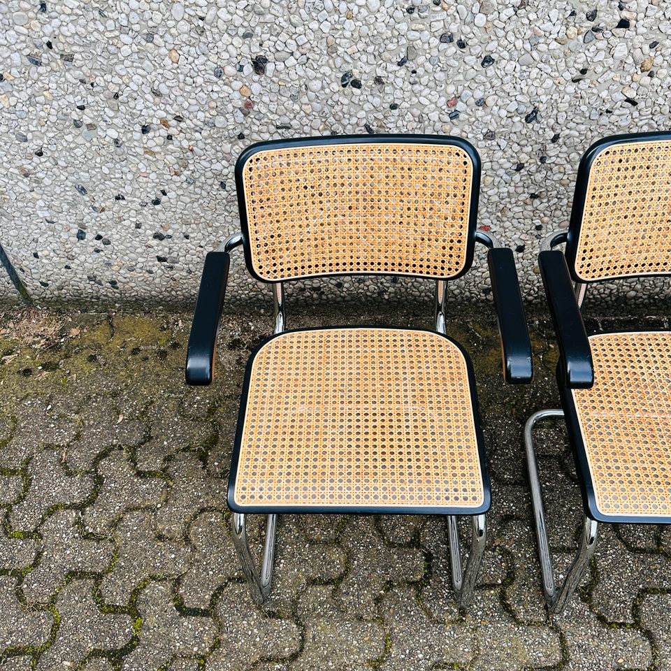 AKTUELLE VERSION! 6x Thonet Freischwinger | Inkl. 19% Mehrwertsteuer! | Marcel Breuer / Mart Stam Design | Designklassiker | S64 Stühle in Düsseldorf