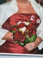 Rotes Brautkleid mit allem was dazu gehört Größe 42 Rheinland-Pfalz - Bad Kreuznach Vorschau