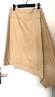 Asymmetrischer Wickelrock Zara Gr. M beige Bayern - Füssen Vorschau