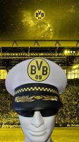 Borussia Dortmund Fan BVB Mütze *Handmade* Wappen, Pin, Patch,Cap Baden-Württemberg - Mainhardt Vorschau