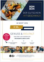 50€ Bon Bon Restaurant Gutschein Geschenkkarte ex PayNowEatLater Berlin - Spandau Vorschau