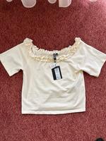 Neu Pieces Off-Shoulder Shirt Top Gr. L 40 Creme Berlin - Spandau Vorschau