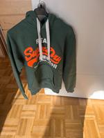 Super Dry Hoodie, grün-orange, Gr. M Nordrhein-Westfalen - Schwelm Vorschau