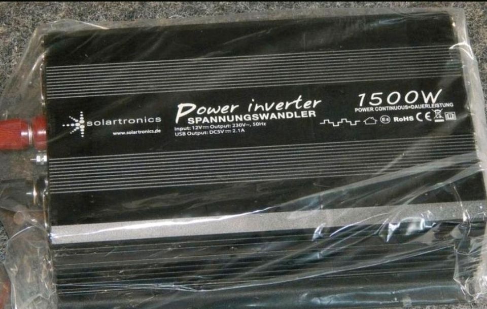 SPANNUNGSWANDLER 1500/3000W-12V 230V WECHSELRICHTER INVERTER USB in Recklinghausen