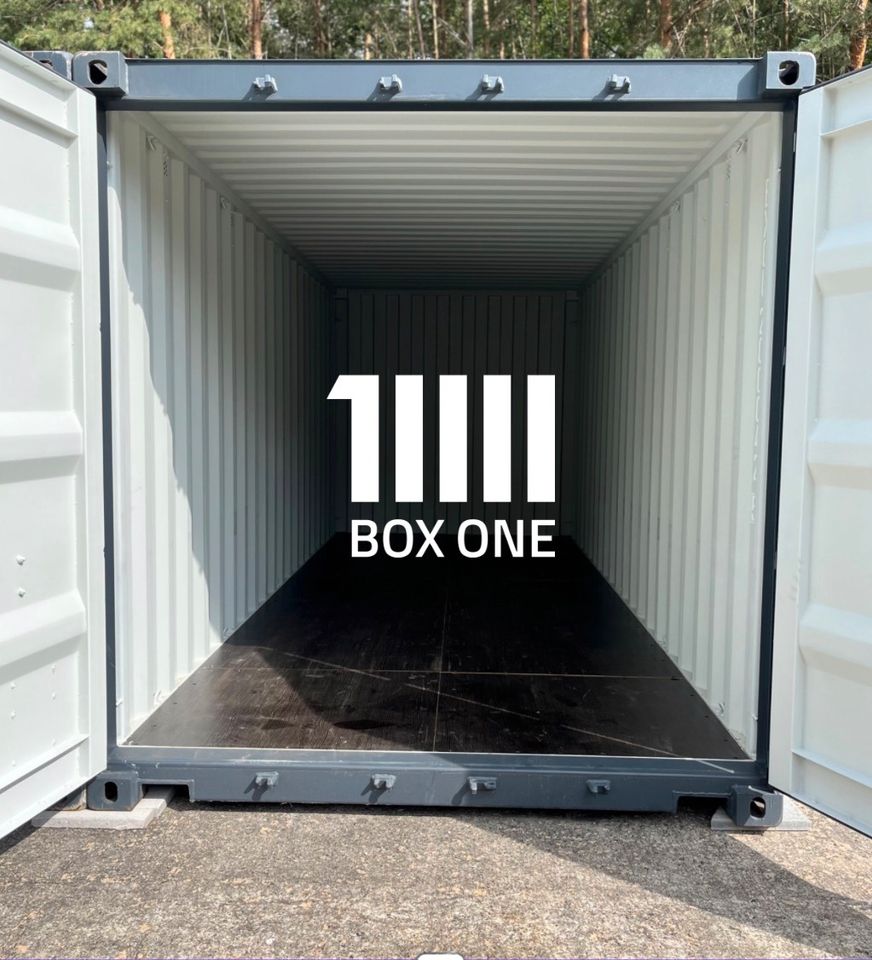 ✅ Seecontainer kaufen | BOX ONE Container | 20 Fuß Lagercontainer | FRANKFURT ✅ in Berlin