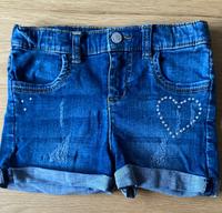 Jeans Shorts Hot Pants blau Mädchen Herz Tom Tailor Gr 104 Stuttgart - Hedelfingen Vorschau