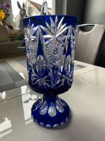 Kristallvase in kobalt blau. Kristallglas. Bleikristall. Bayern - Kulmbach Vorschau