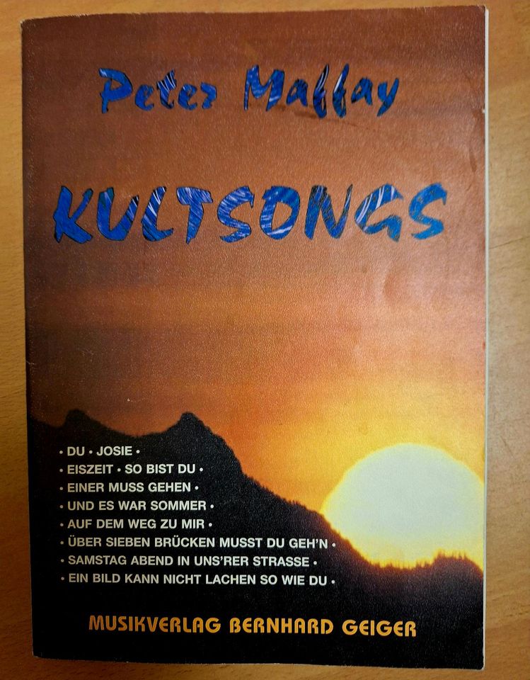 Peter Maffay Kultsongs Notenbuch Songbuch in Unna