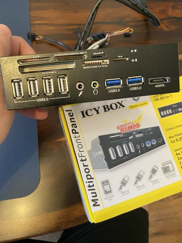 Icy box ib-863a-b pc front panel usb 3 Audio in Braunschweig