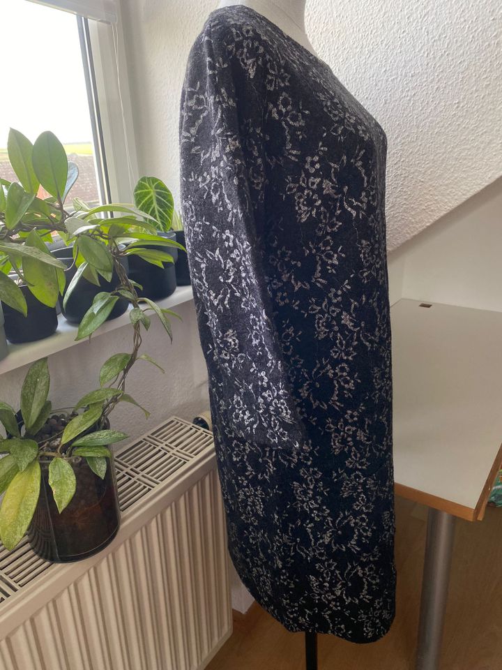 Silber grau schwarzes soyaconcept Kleid Größe ca. 40 42 L XL in Attenkirchen